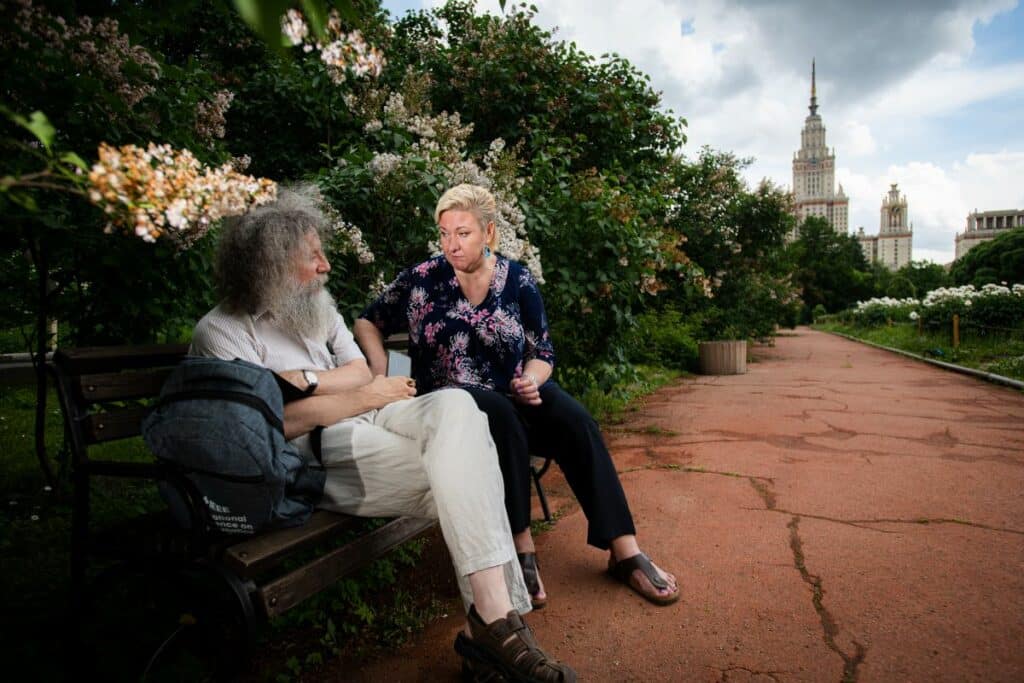 Елена Темерева и Михаил Гельфанд / © Евгений Гурко Елена Темерева и Михаил Гельфанд / © Евгений Гурко